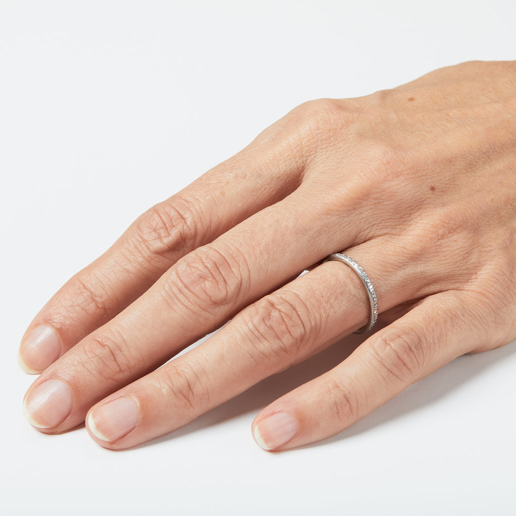 Classic Diamond Band in 18K Alpine Gold- 2mm