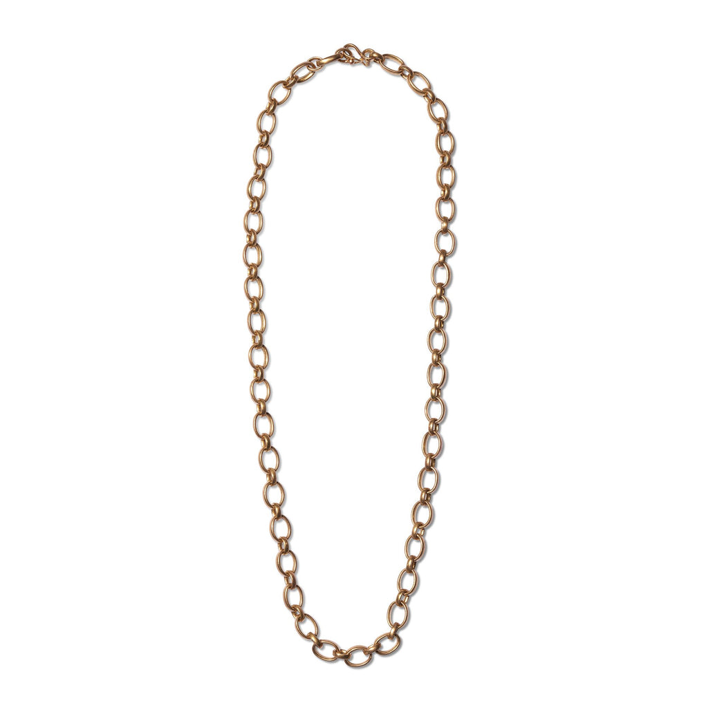Sonoma Mixed Link Chain Necklace in 20K Peach Gold – Reinstein Ross