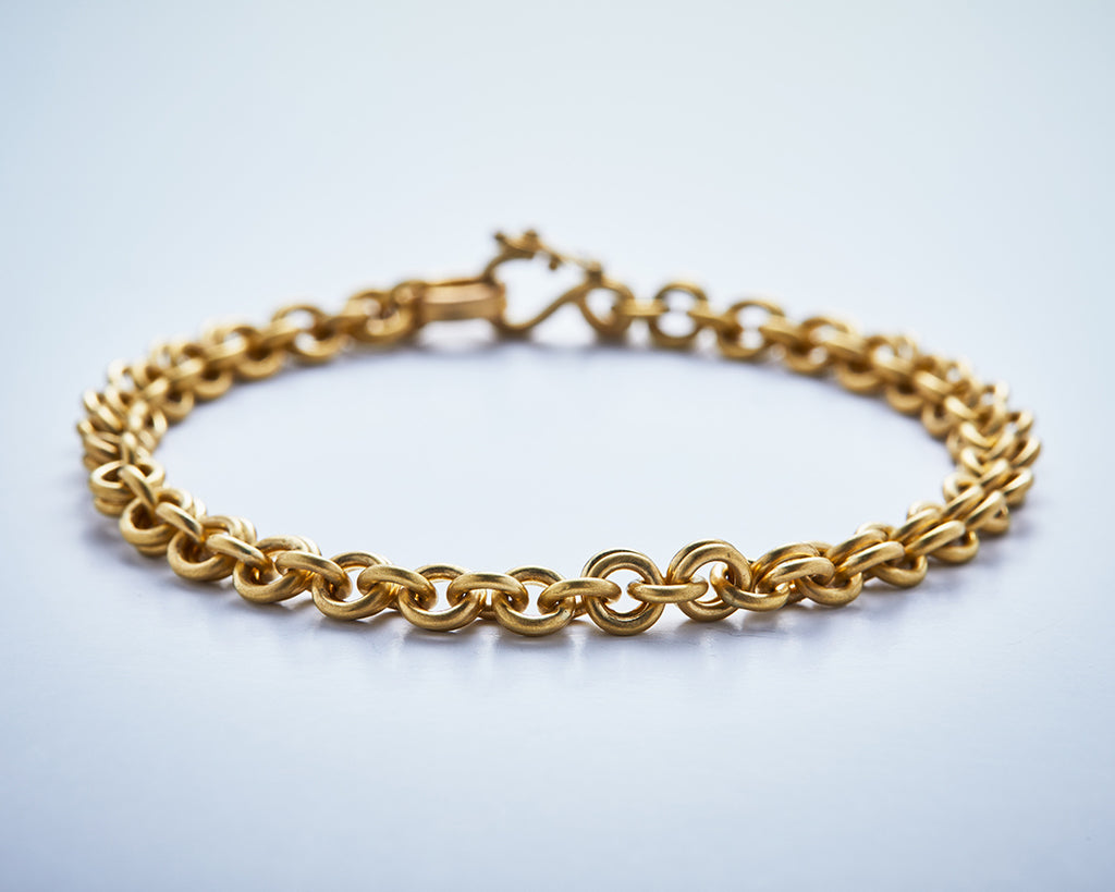 Dyan "Pre Raphaelite" Bracelet in 20K Peach Gold
