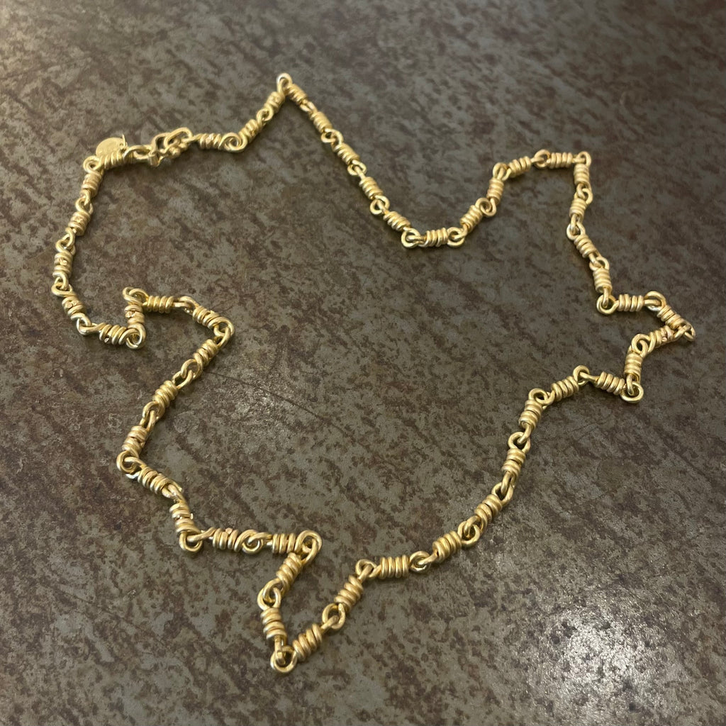 Isabella "Elettra" Necklace in 20K Peach Gold