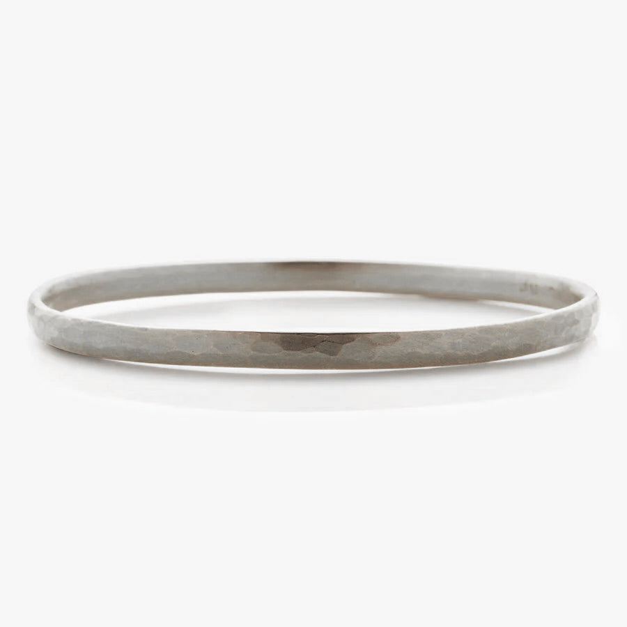Sonoma Hammered Bangle in 18K Alpine Gold- 3.8mm