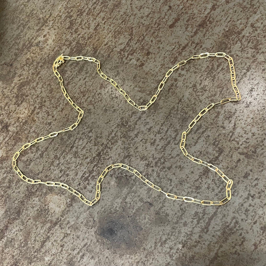 Tivoli  Small Chain Necklace in 20K Peach Gold Reinstein Ross Goldsmiths