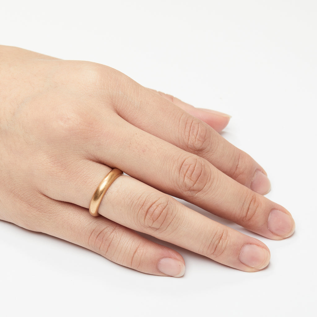 Sonoma Band in 20K Peach Gold- 3mm