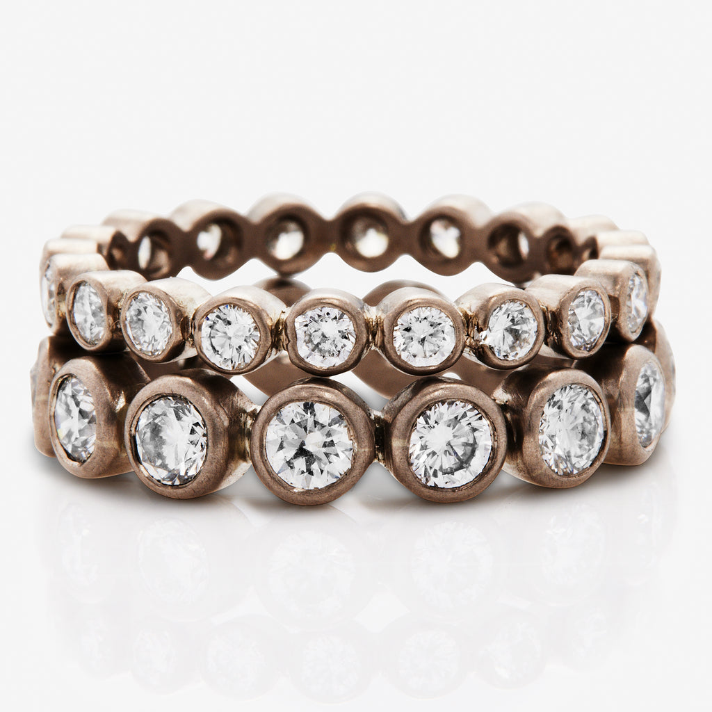 Meadow Diamond Band in 18K Alpine Gold