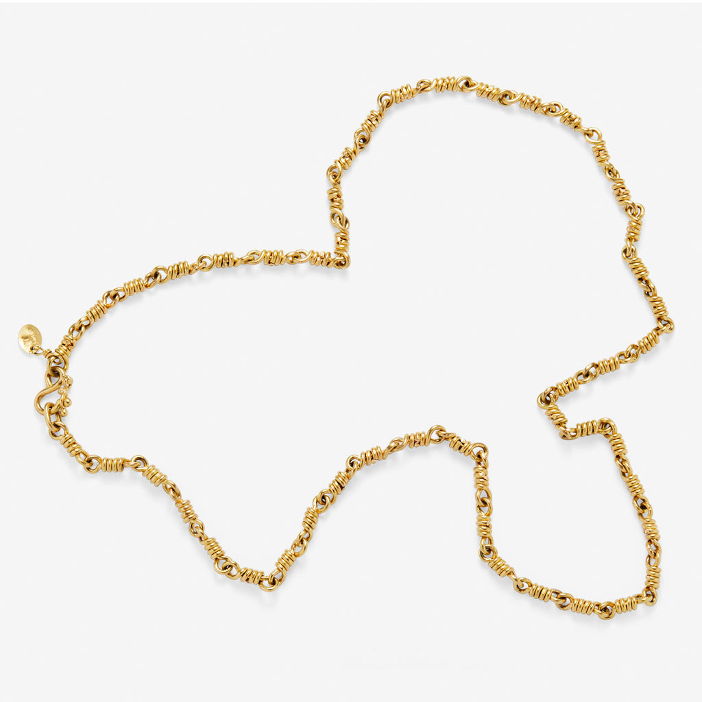 Isabella "Elettra" Necklace in 20K Peach Gold Reinstein Ross Goldsmiths
